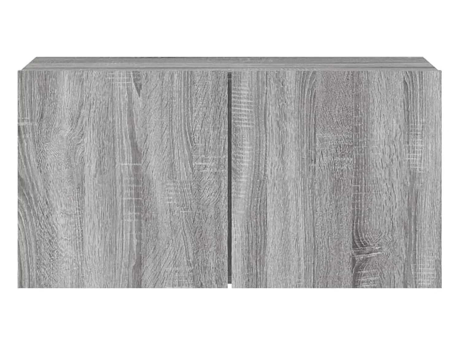 Móvel De Tv|Helloshop26 Móvel multimídia para TV prateleira para TV aparador rack para TV sala de jantar sala de estar quarto montado na parede Sonoma 80 x 30 x 41 cm cinza 02_0028192 Cinzento