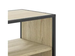 vidaxl Móvel p/ TV 60x31x39,5 cm deriv. madeira/metal carvalho sonoma^ Móvel De Tv