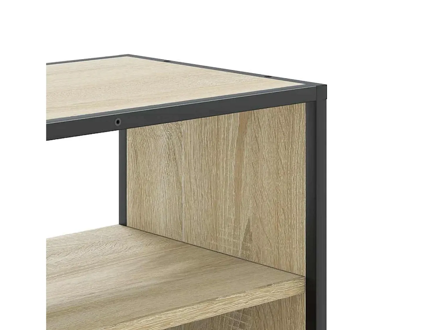 vidaxl Móvel p/ TV 60x31x39,5 cm deriv. madeira/metal carvalho sonoma^ Móvel De Tv