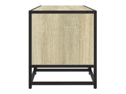 vidaxl Móvel p/ TV 120x35x41 cm deriv. madeira/metal carvalho sonoma^ Móvel De Tv