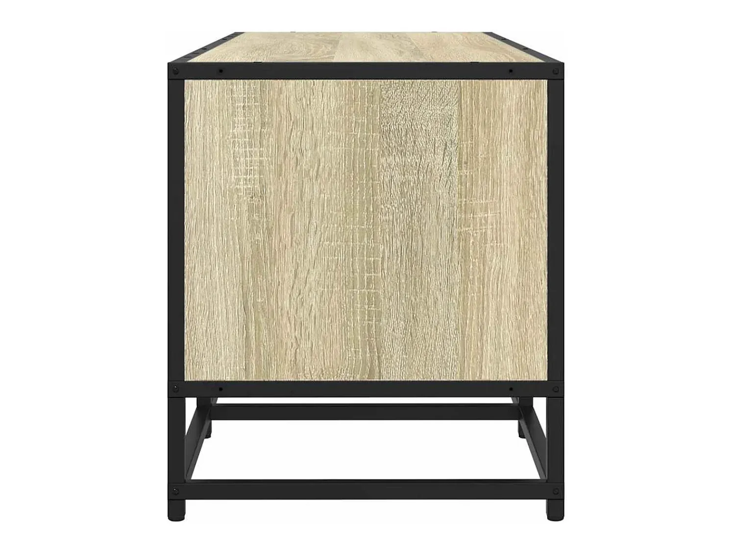 vidaxl Móvel p/ TV 120x35x41 cm deriv. madeira/metal carvalho sonoma^ Móvel De Tv