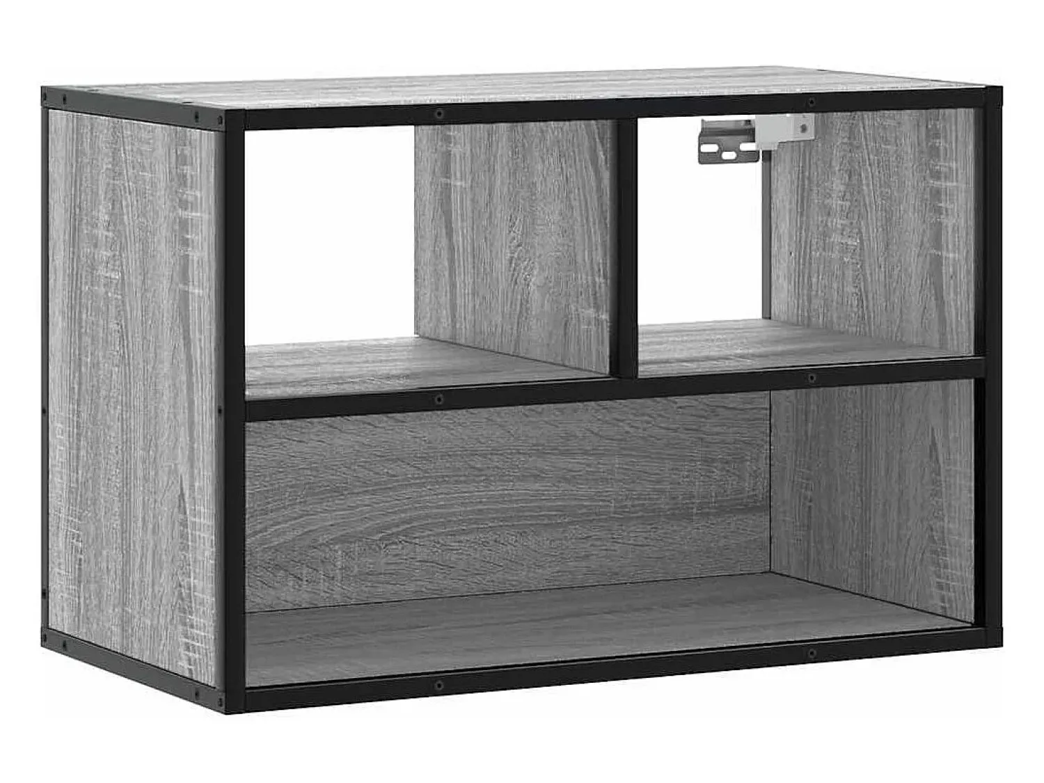 Online vidaxl Móvel p/ TV 60x31x39,5 cm deriv. madeira/metal sonoma Cinzento