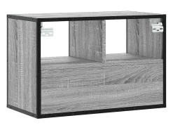 Online vidaxl Móvel p/ TV 60x31x39,5 cm deriv. madeira/metal sonoma Cinzento