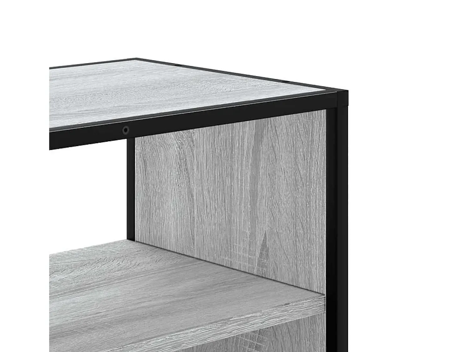 Online vidaxl Móvel p/ TV 60x31x39,5 cm deriv. madeira/metal sonoma Cinzento