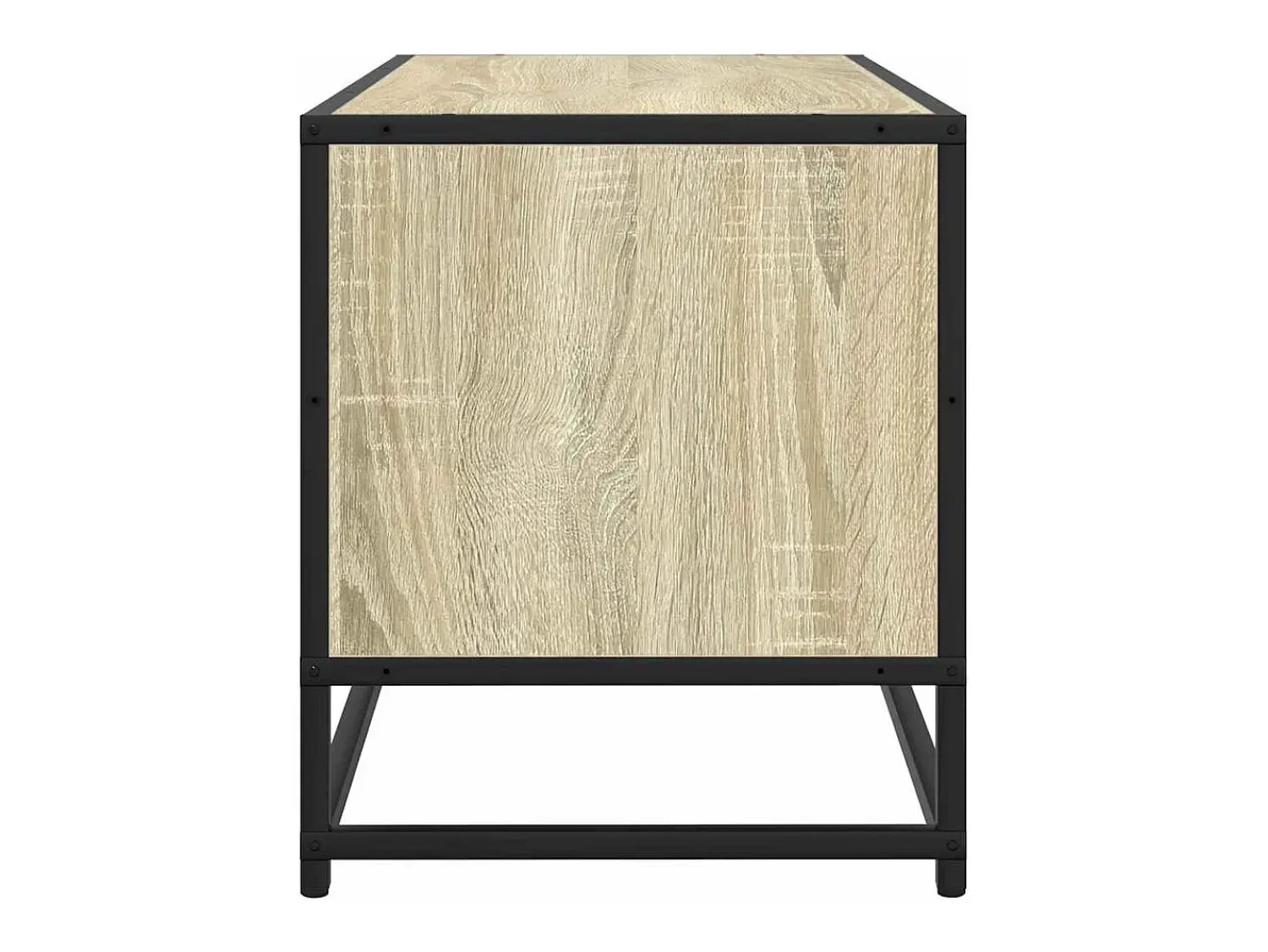 Móvel De Tv|vidaxl Móvel p/ TV 80x34,5x40 cm deriv. madeira/metal carvalho sonoma Castanho