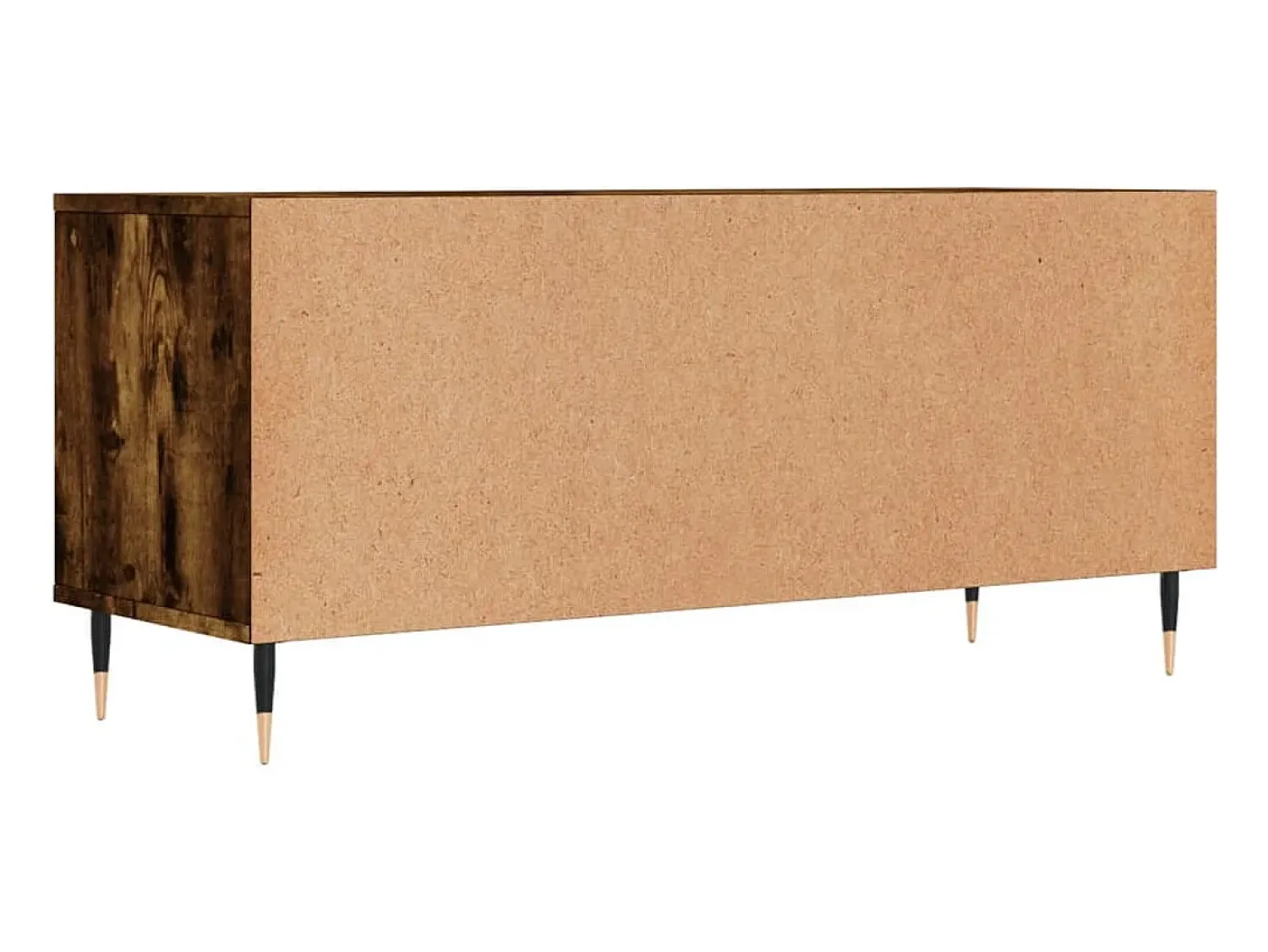 Móvel De Tv|vidaxl Móvel p/ TV 100x34,5x44,5 cm derivados madeira carvalho fumado Castanho