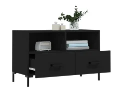 Online Móvel p/ TV 80x36x50 cm derivados de madeira PT320245 Preto