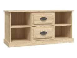 Móvel p/ TV 99,5x35,5x48 cm derivados madeira carvalho sonoma PT202065^ Móvel De Tv