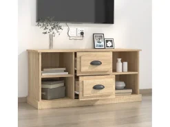 Móvel p/ TV 99,5x35,5x48 cm derivados madeira carvalho sonoma PT202065^ Móvel De Tv