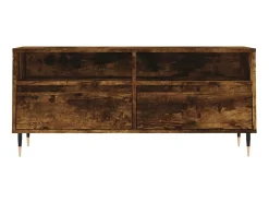 Móvel De Tv| Móvel p/ TV 100x34,5x44,5 cm derivados madeira carvalho fumado PT145714 Castanho