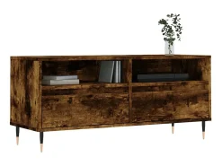 Móvel De Tv| Móvel p/ TV 100x34,5x44,5 cm derivados madeira carvalho fumado PT145714 Castanho