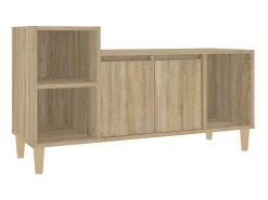 Móvel De Tv* Móvel p/ TV 100x35x55 cm derivados de madeira carvalho sonoma PT629379 Castanho