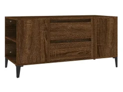 Móvel De Tv| Móvel p/ TV 102x44,5x50 cm derivados madeira carvalho PT859220 Castanho