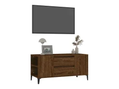 Móvel De Tv| Móvel p/ TV 102x44,5x50 cm derivados madeira carvalho PT859220 Castanho