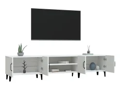 Móvel De Tv* Móvel p/ TV 180x31,5x40 cm derivados de madeira PT393553 Branco