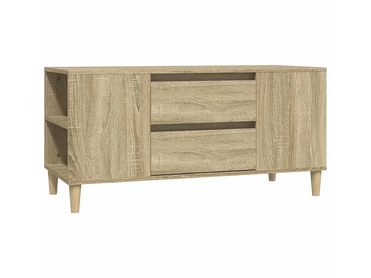 Móvel p/ TV 102x44,5x50 cm derivados de madeira carvalho sonoma PT766386^ Móvel De Tv