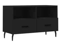 Móvel De Tv* Móvel p/ TV 80x36x50 cm derivados de madeira PT959735 Preto