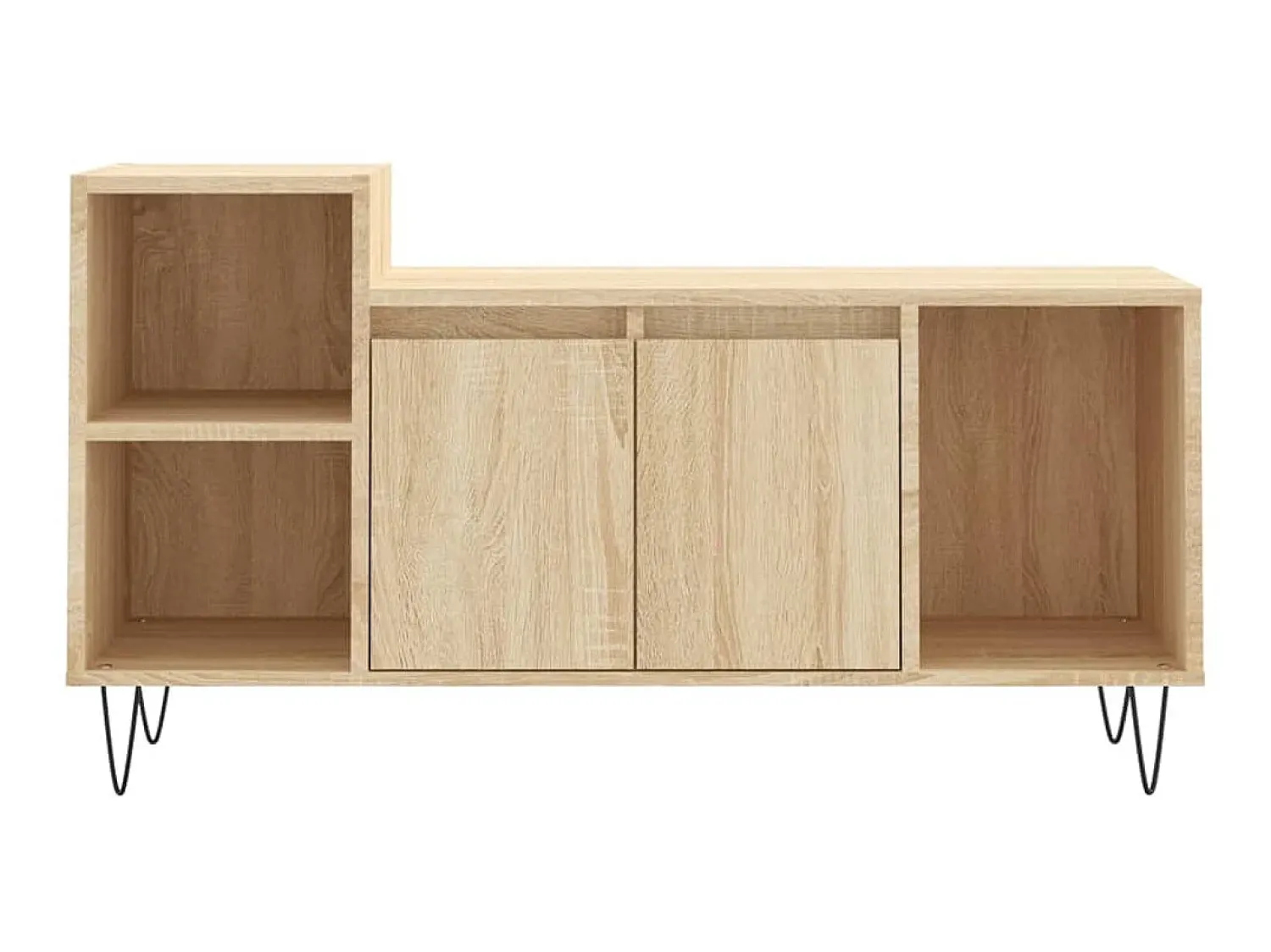 Móvel De Tv* Móvel p/ TV 100x35x55 cm derivados de madeira carvalho sonoma PT204582 Castanho