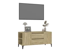 Móvel p/ TV 102x44,5x50 cm derivados de madeira carvalho sonoma PT251921^ Móvel De Tv