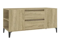 Móvel p/ TV 102x44,5x50 cm derivados de madeira carvalho sonoma PT251921^ Móvel De Tv