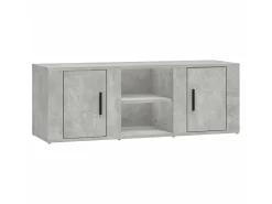 Móvel De Tv| Móvel p/ TV 100x31,5x35 cm derivados madeira cimento PT632857 Cinzento