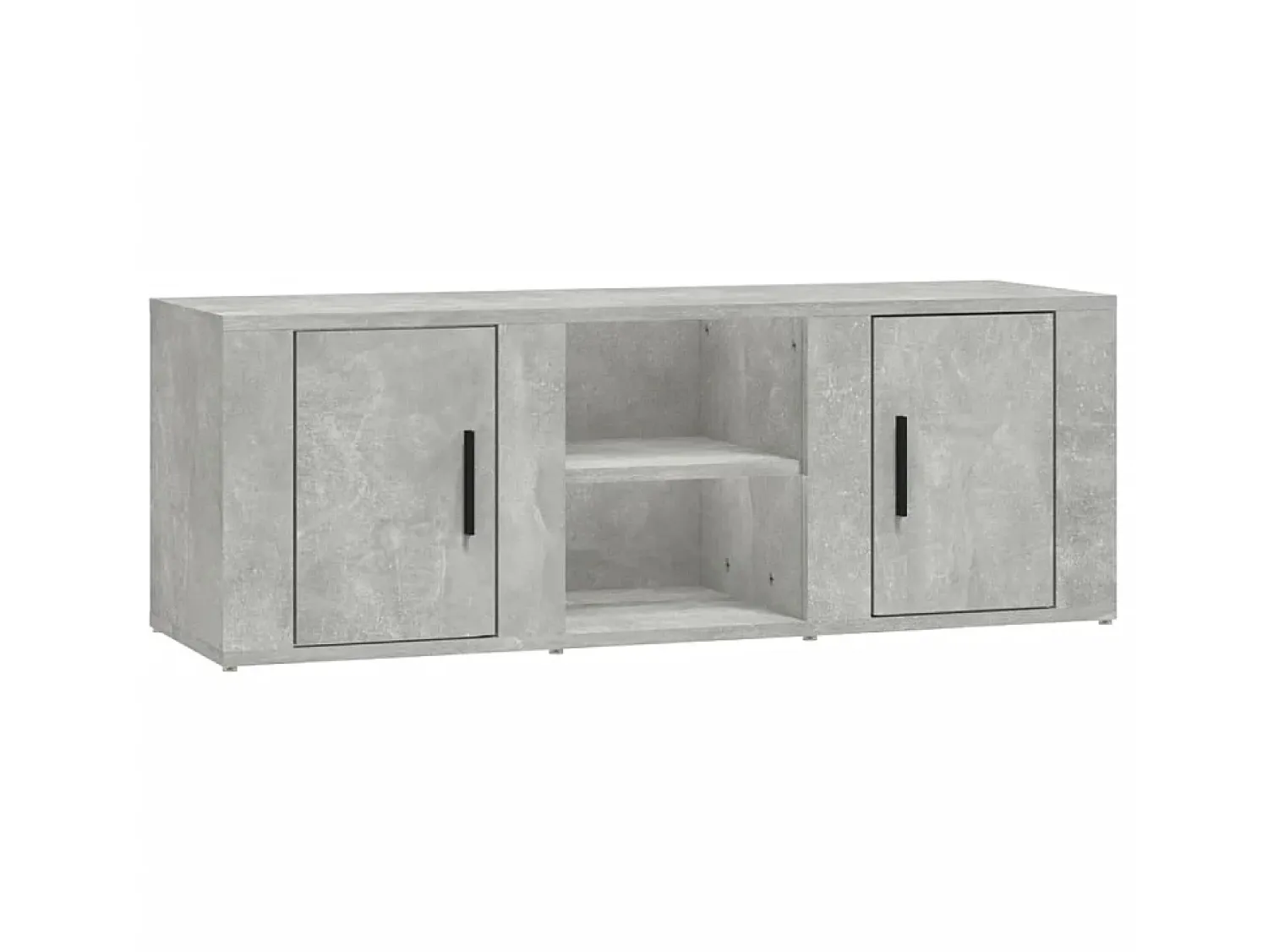 Móvel De Tv| Móvel p/ TV 100x31,5x35 cm derivados madeira cimento PT632857 Cinzento