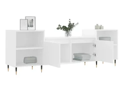 Móvel De Tv* Móvel p/ TV 160x35x55 cm derivados de madeira PT323696 Branco