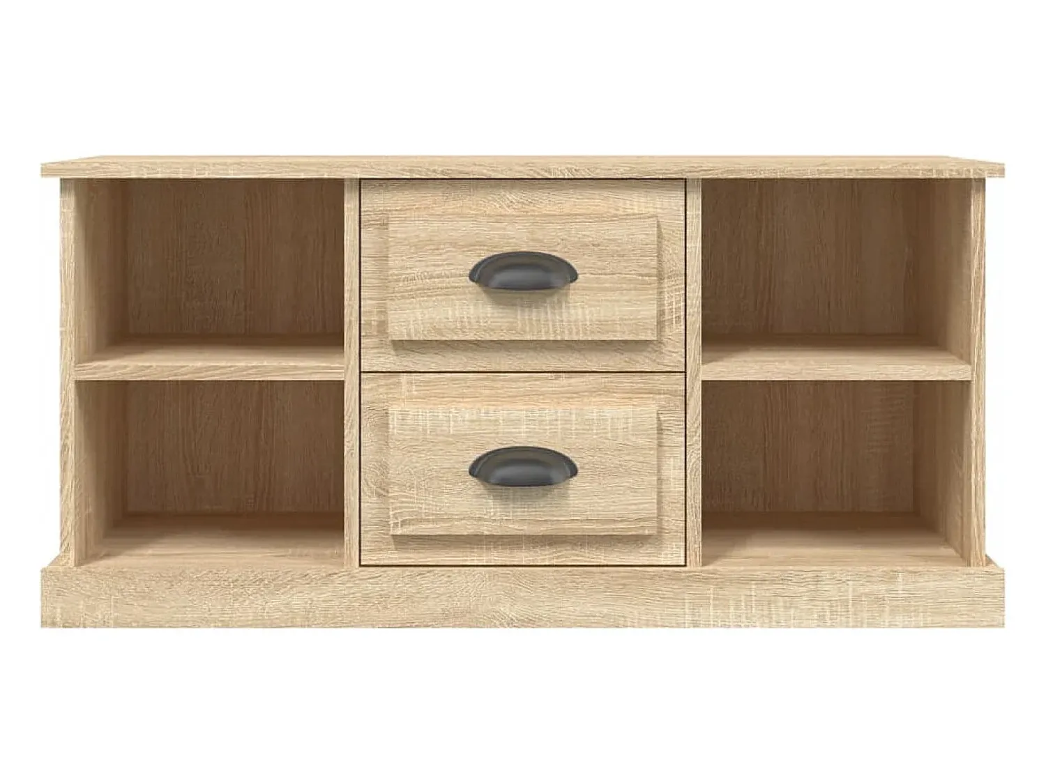 Móvel De Tv*vidaxl Móvel p/ TV 99,5x35,5x48 cm derivados madeira carvalho sonoma Castanho