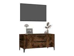 Móvel De Tv| Móvel p/ TV 102x44,5x50 cm derivados de madeira carvalho fumado PT445192 Castanho