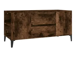 Móvel De Tv| Móvel p/ TV 102x44,5x50 cm derivados de madeira carvalho fumado PT445192 Castanho