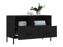 Móvel De Tv| Móvel p/ TV 80x36x50 cm derivados de madeira PT969272 Preto