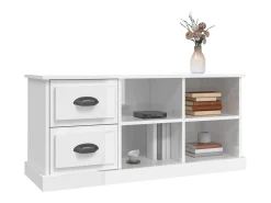 Móvel De Tv* Móvel p/ TV 102x35,5x47,5 cm derivados madeira brilhante PT926870 Branco
