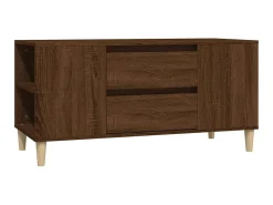 Móvel p/ TV 102x44,5x50 cm derivados madeira carvalho PT275698^ Móvel De Tv