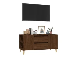 Móvel p/ TV 102x44,5x50 cm derivados madeira carvalho PT275698^ Móvel De Tv