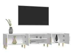 Móvel De Tv* Móvel p/ TV 180x31,5x40 cm derivados de madeira PT226772 Branco