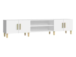 Móvel De Tv* Móvel p/ TV 180x31,5x40 cm derivados de madeira PT226772 Branco