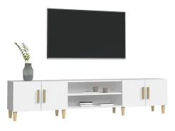 Móvel De Tv* Móvel p/ TV 180x31,5x40 cm derivados de madeira PT226772 Branco
