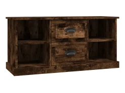 Móvel De Tv* Móvel p/ TV 99,5x35,5x48 cm derivados madeira carvalho fumado PT150655 Castanho