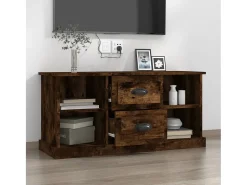 Móvel De Tv* Móvel p/ TV 99,5x35,5x48 cm derivados madeira carvalho fumado PT150655 Castanho