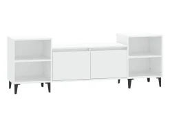 Hot Móvel p/ TV 160x35x55 cm derivados de madeira PT849486 Branco