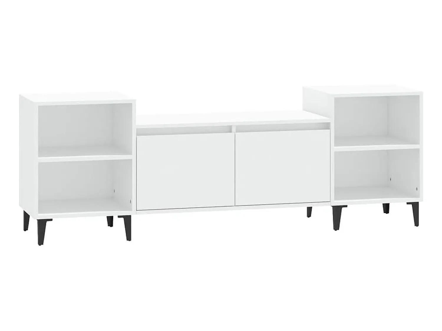 Hot Móvel p/ TV 160x35x55 cm derivados de madeira PT849486 Branco