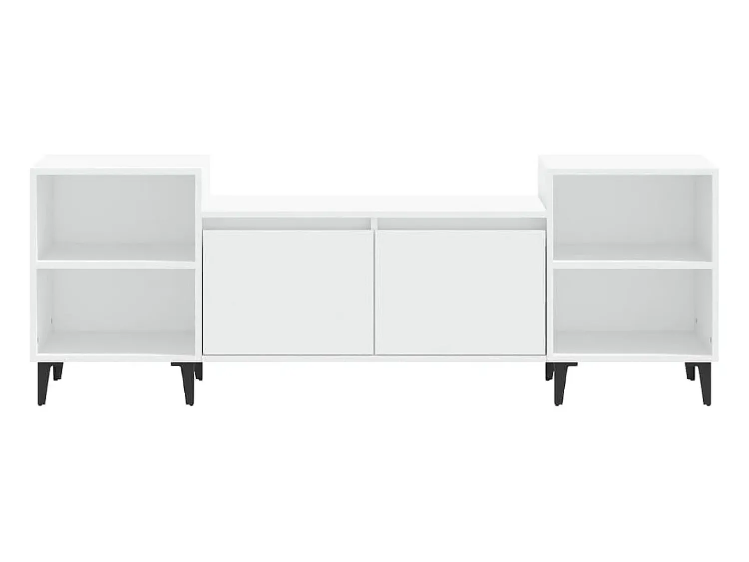 Hot Móvel p/ TV 160x35x55 cm derivados de madeira PT849486 Branco
