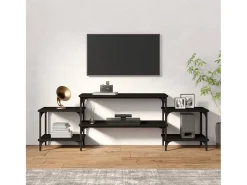 Móvel De Tv| Móvel p/ TV 157x35x52 cm derivados de madeira PT347788 Preto