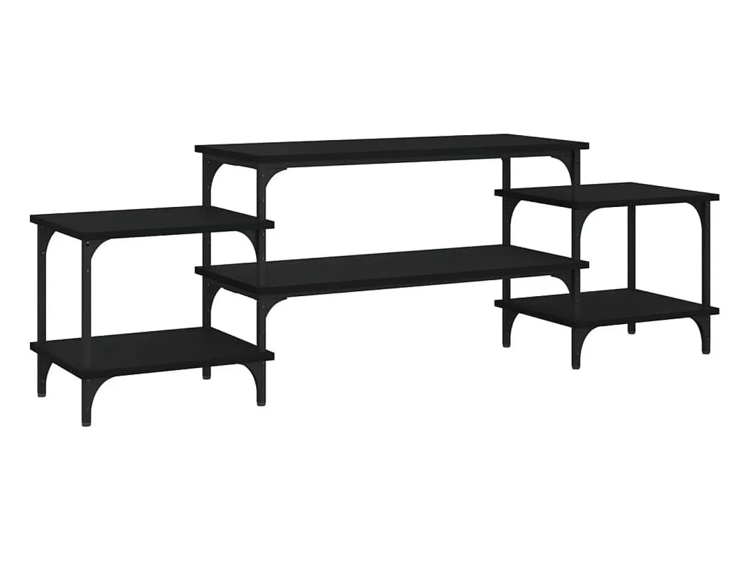 Móvel De Tv| Móvel p/ TV 157x35x52 cm derivados de madeira PT347788 Preto