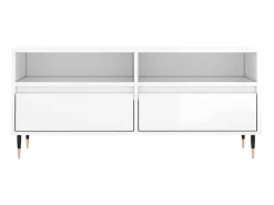 Hot Móvel p/ TV 100x34,5x44,5 cm derivados madeira brilhante PT434958 Branco