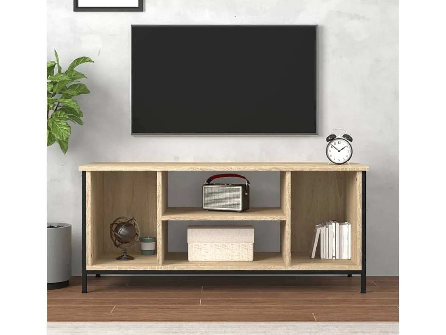 Hot Móvel p/ TV 102x35x45 cm madeira processada carvalho sonoma PT840740 Castanho