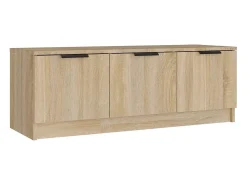 Móvel De Tv| Móvel p/ TV 102x35x36,5 cm madeira processada carvalho sonoma PT652615 Castanho
