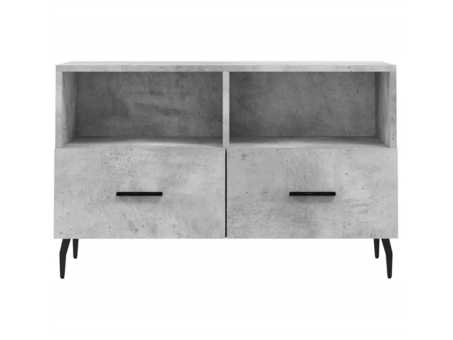 Móvel De Tv| Móvel p/ TV 80x36x50 cm madeira processada cimento PT454834 Cinzento