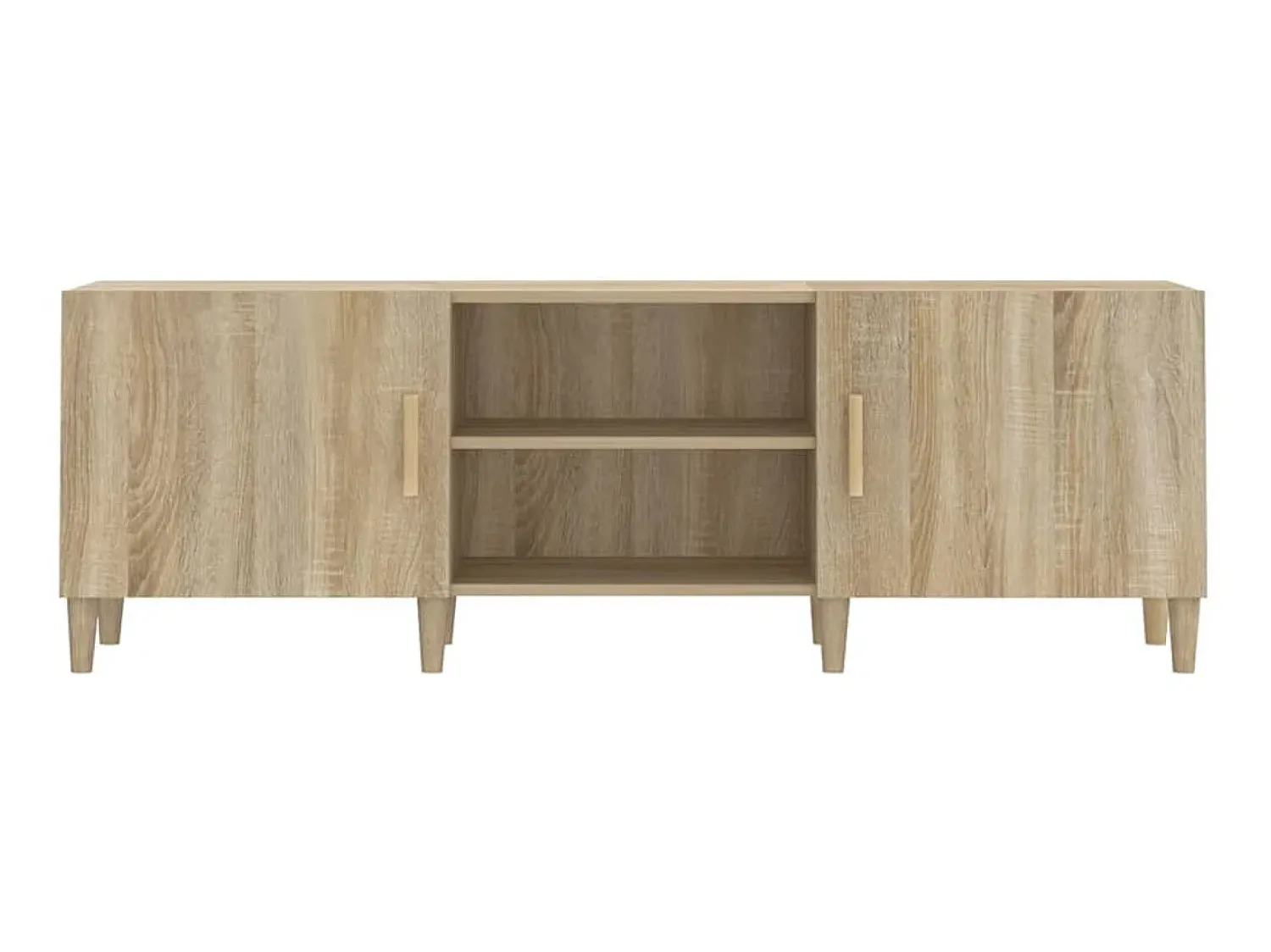 Móvel De Tv* Móvel p/ TV 150x30x50 cm madeira processada cor carvalho sonoma PT241289 Castanho