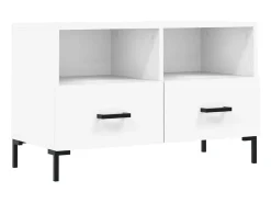 Móvel De Tv| Móvel p/ TV 80x36x50 cm madeira processada PT207499 Branco